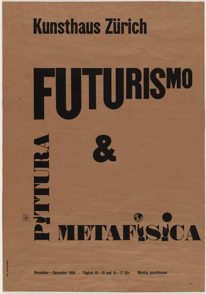 Futurismo Pittura Metafisica, 1950, Kunsthaus, Zurich