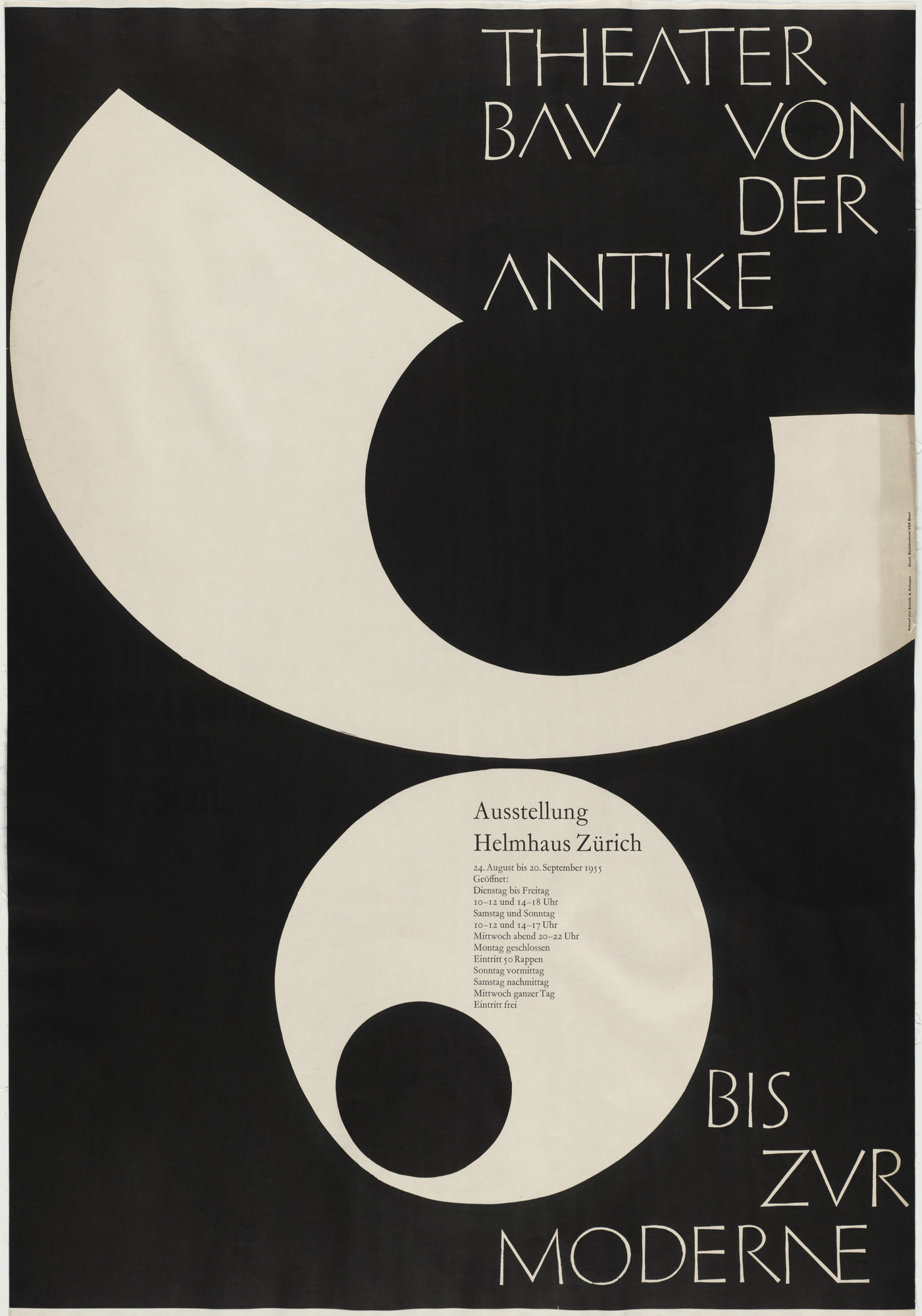 Armin Hofmann. Theater Bau Von der Antike bis zur Moderne. 1955 | MoMA