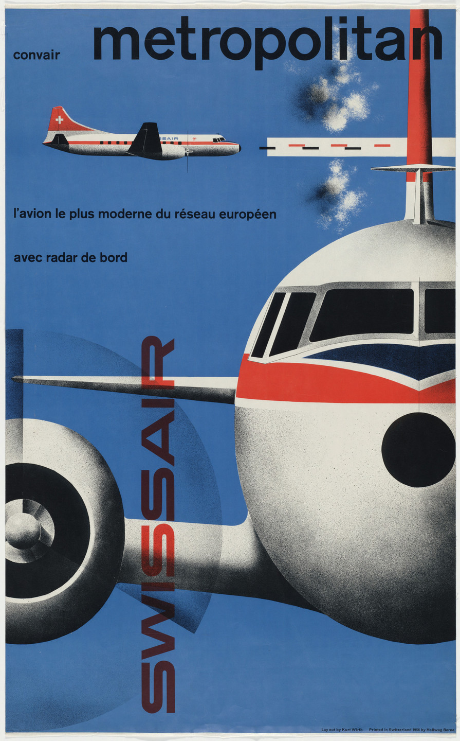 Kurt Wirth. Metropolitan, Swissair. 1956