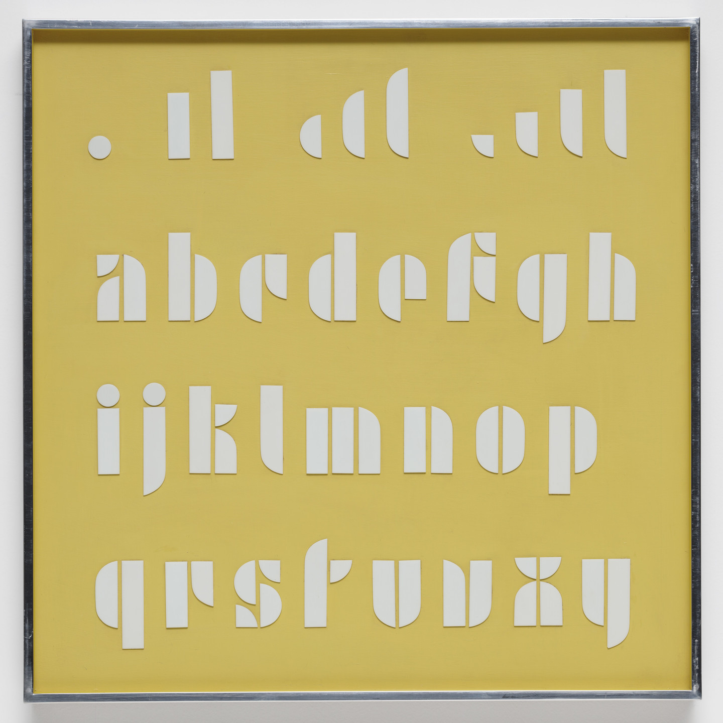 Josef Albers. Bauhaus Stencil Lettering System (Kombinations-Schrift). 1926–1928
