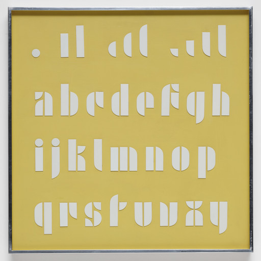 BAUHAUS Josef Albers MOCA限定セラミックプラッター Josef Albers. Bauhaus Stencil Lettering System (Kombinations