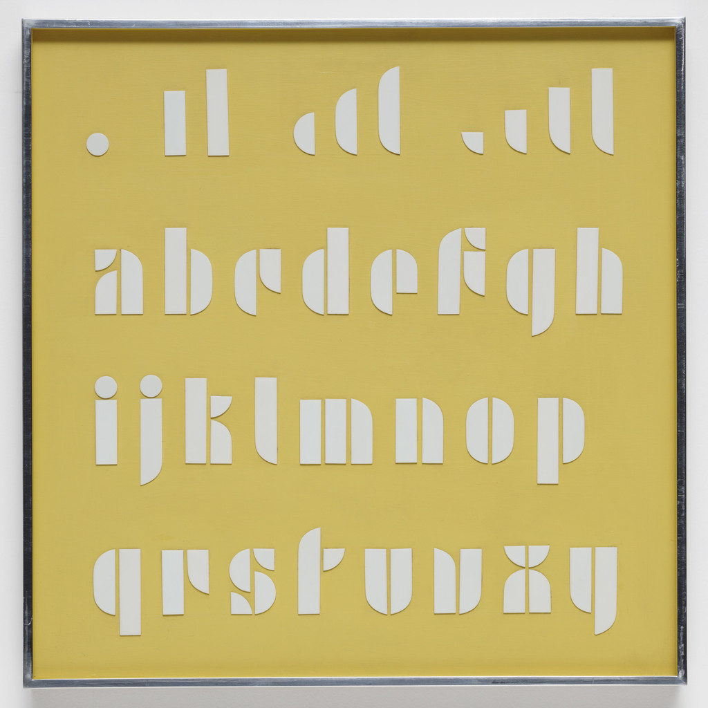 Bauhaus Stencil Lettering System (Kombinations-Schrift)