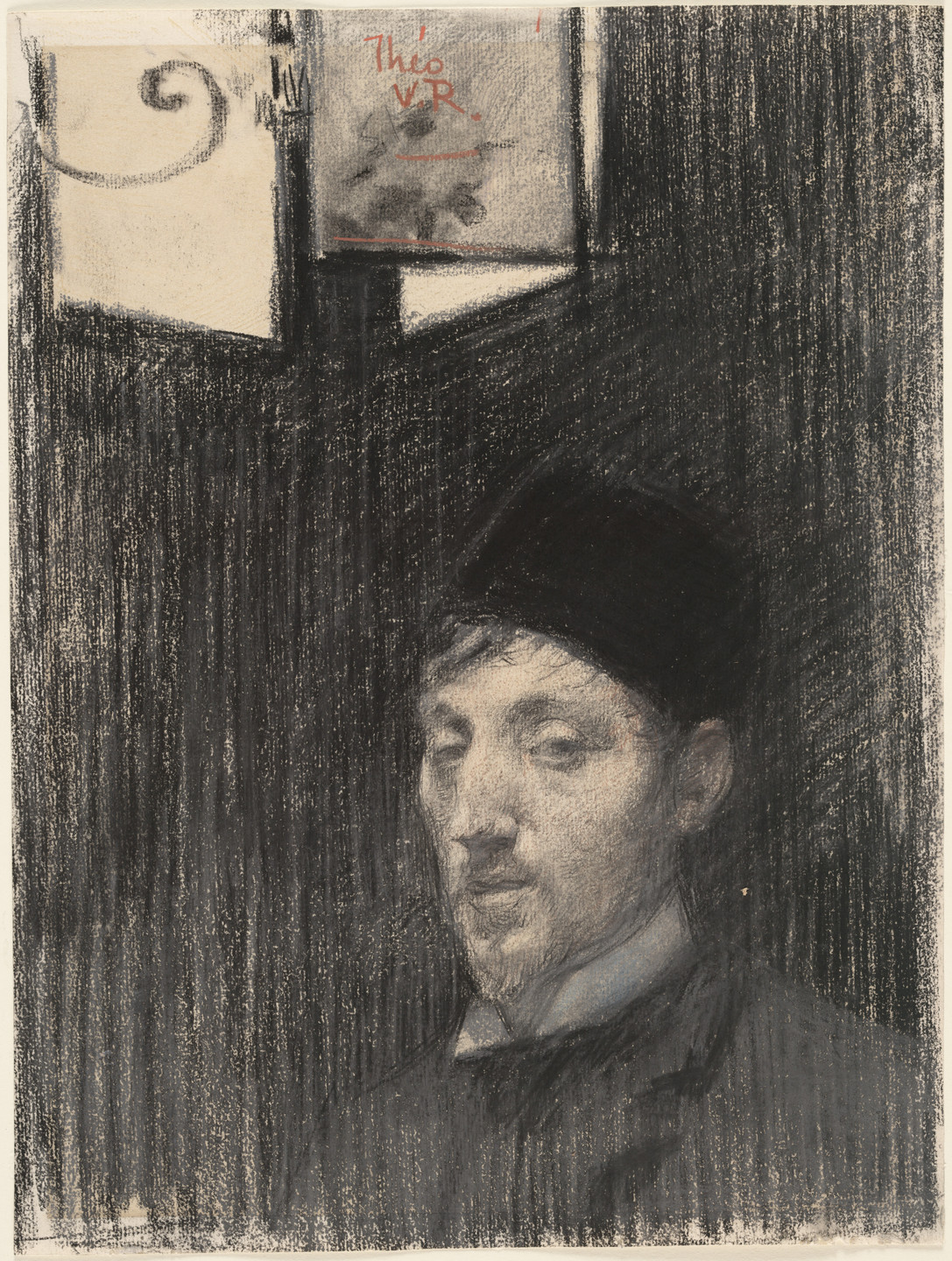 Théo van Rysselberghe. Self-Portrait. (1888-89)