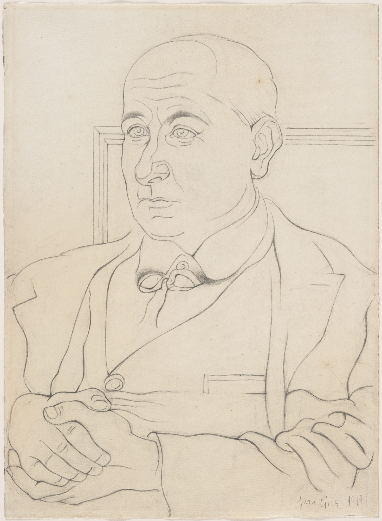 Juan Gris. Portrait of Max Jacob. 1919 | MoMA