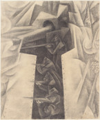 Gino Severini. Armored Train in Action. 1915