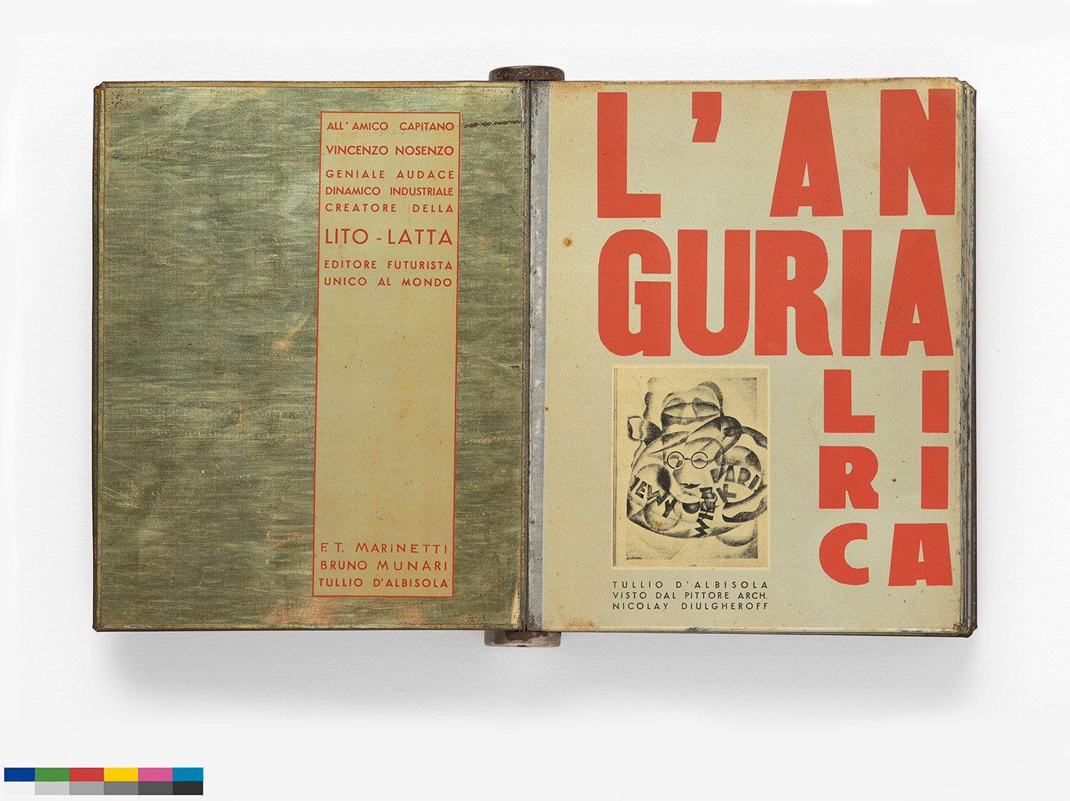 Bruno Munari, Nikolay Diulgheroff. L'anguria lirica: Lungo poema passionale (The Lyrical Watermelon: A Long Passionate Poem)