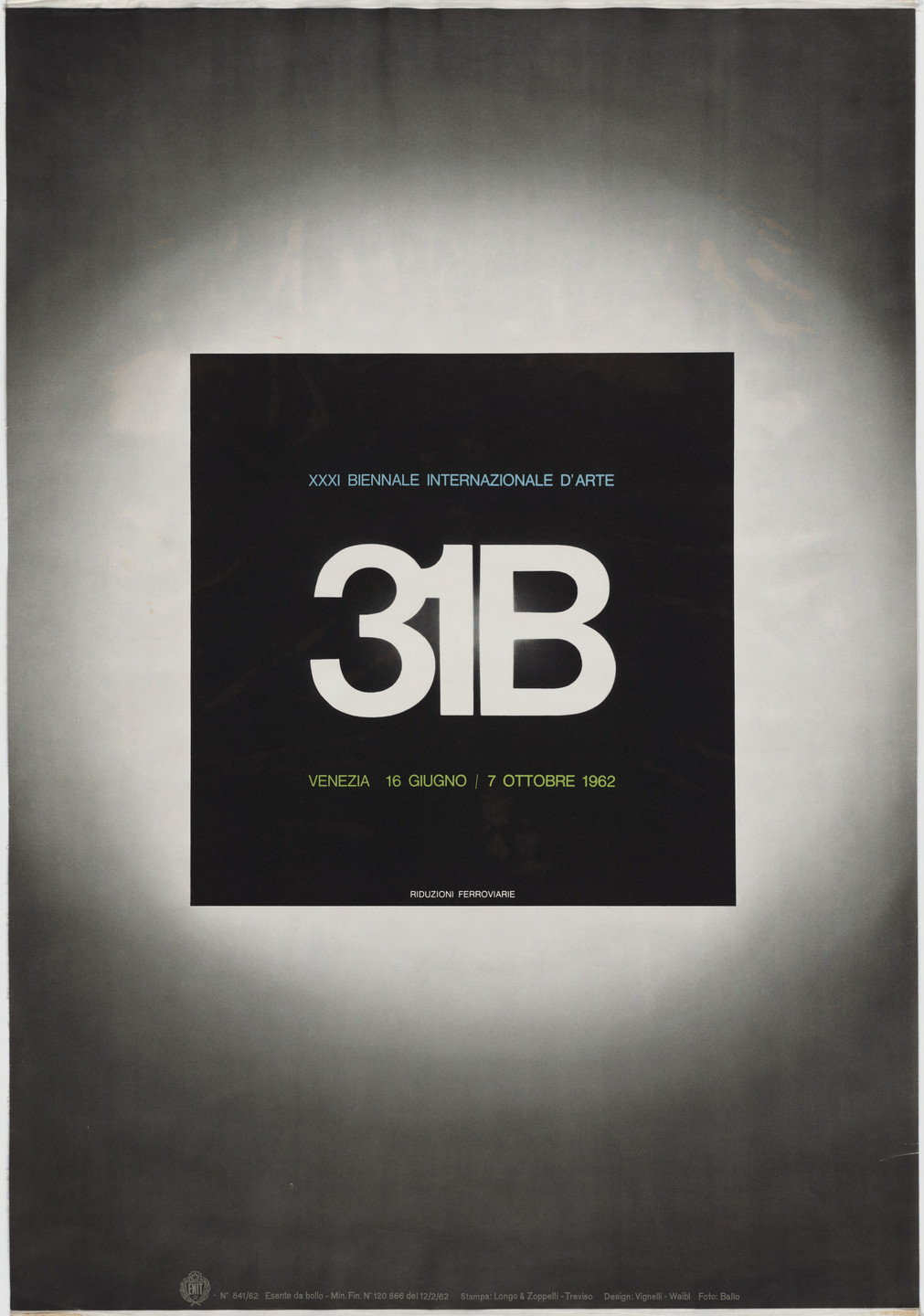 Lella Vignelli, Massimo Vignelli, Guido Ballo. 31st International Biennale of Art. 1962