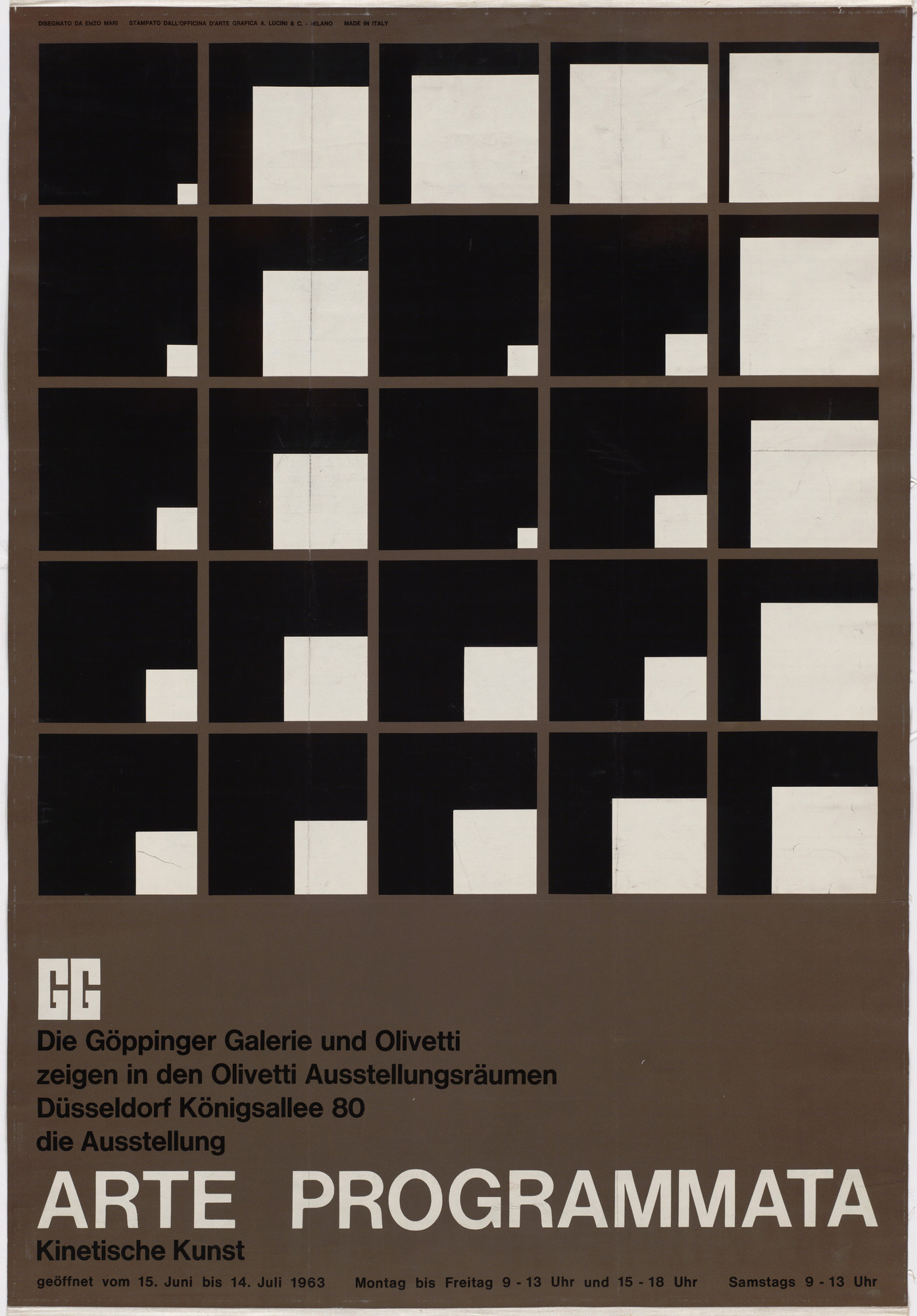 Enzo Mari. Arte Programmata, Kinetische Kunst. 1963 | MoMA