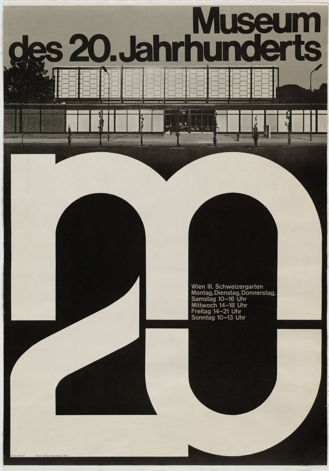 Georg Schmid. Museum des 20. Jahrhunderts. c. 1963 | MoMA