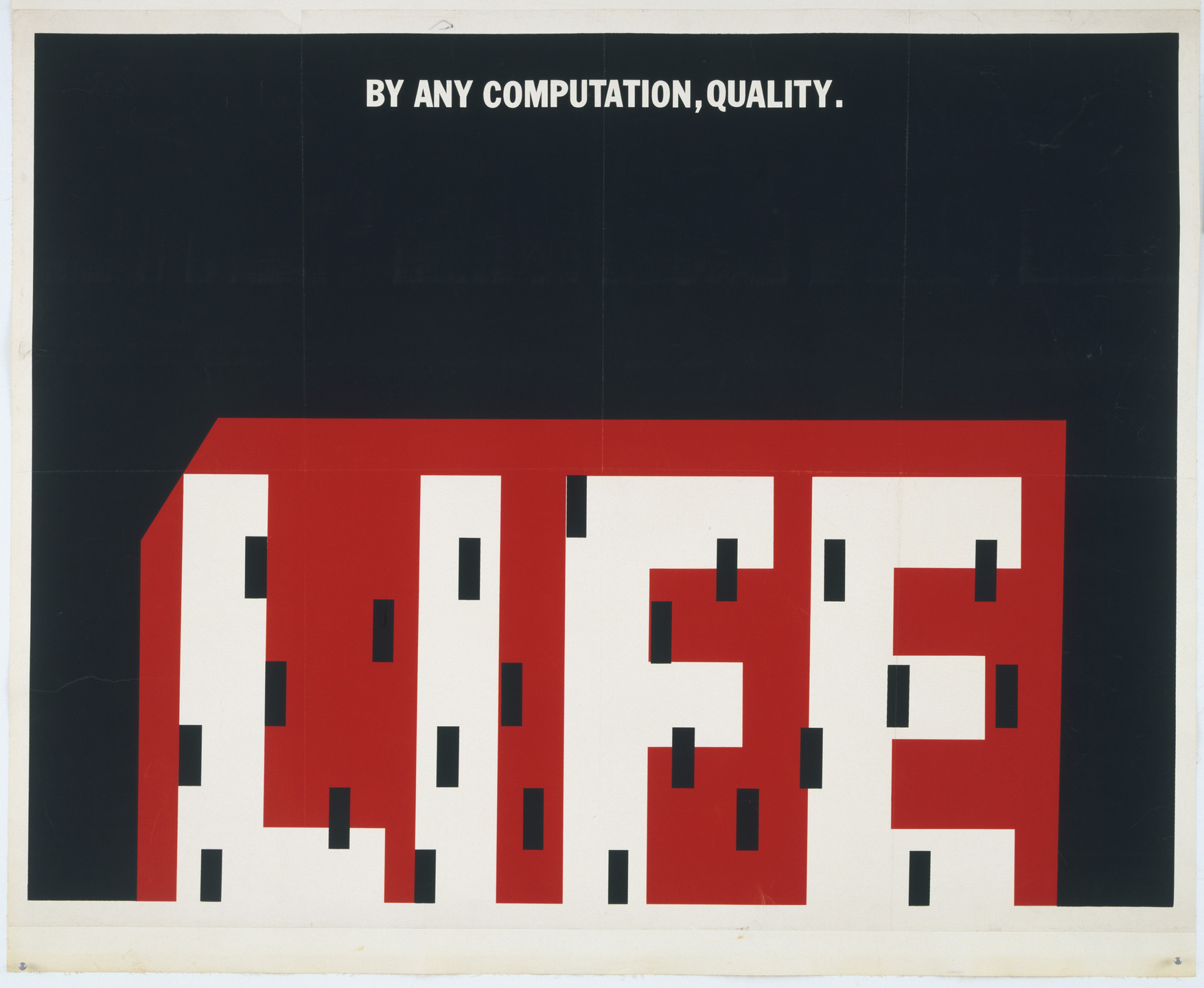 Dennis Wheeler. Life: By any Computation, Quality. 1963