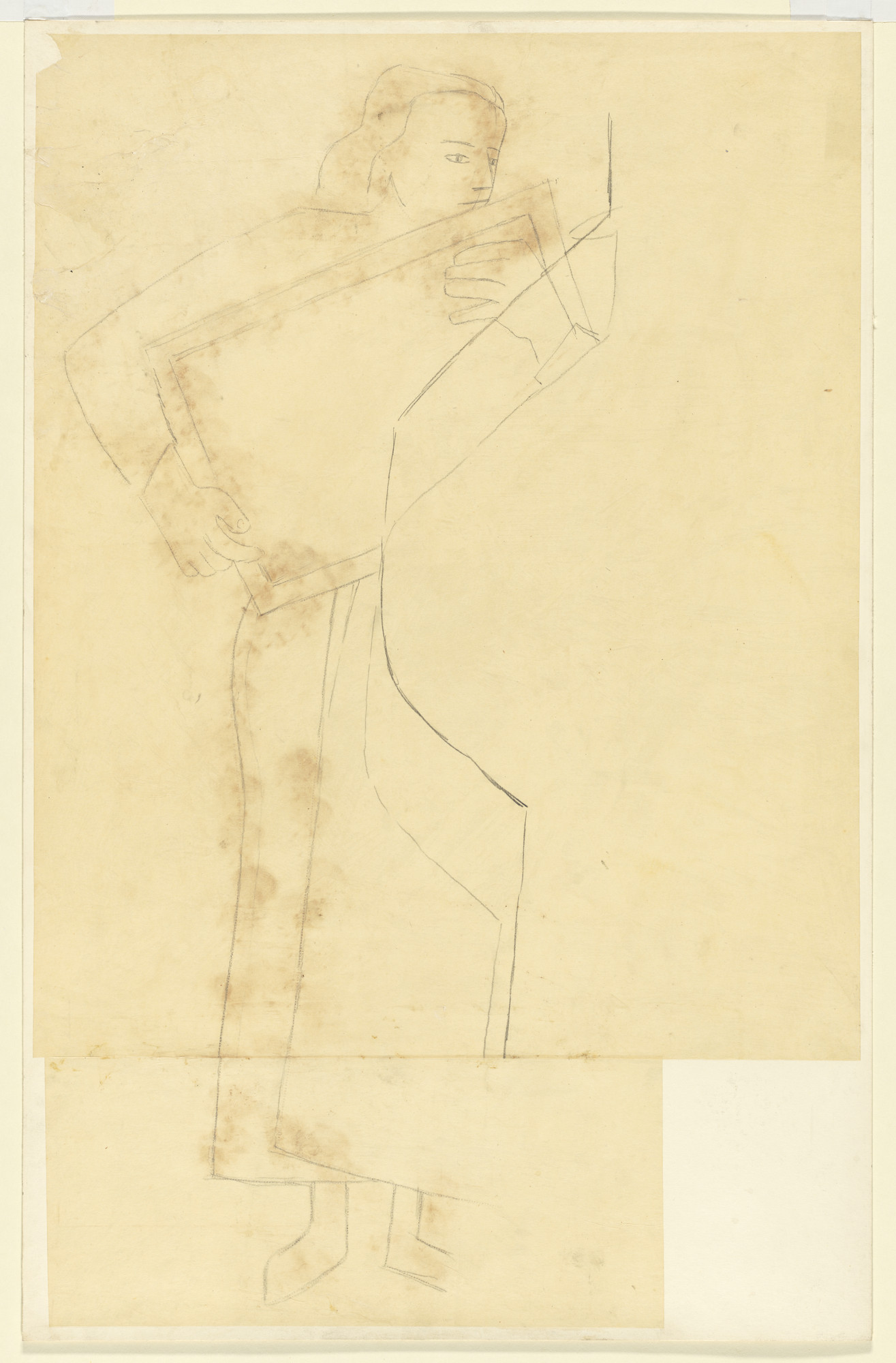 Ben Shahn. Study for Father and Child