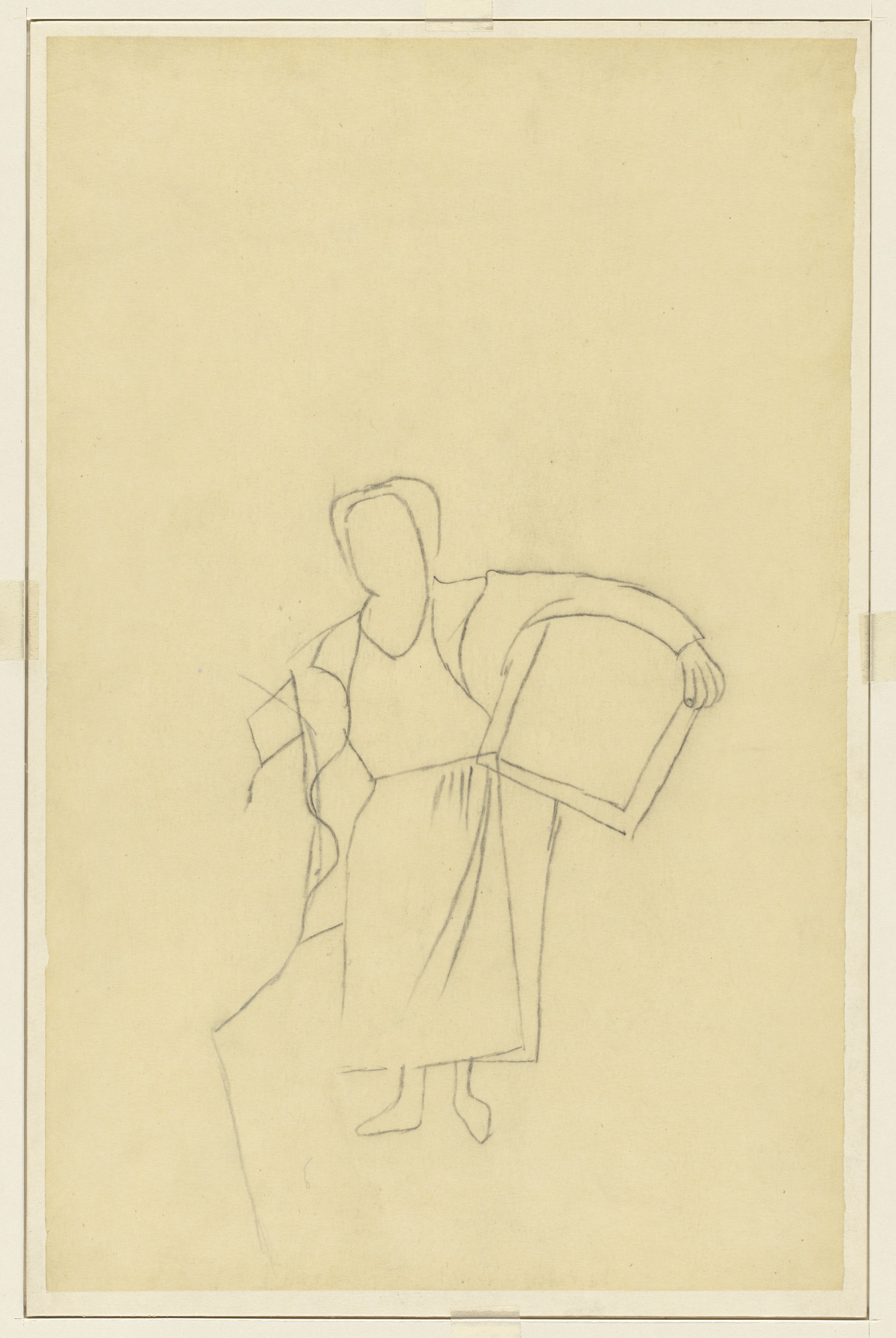 Ben Shahn. Study for Father and Child