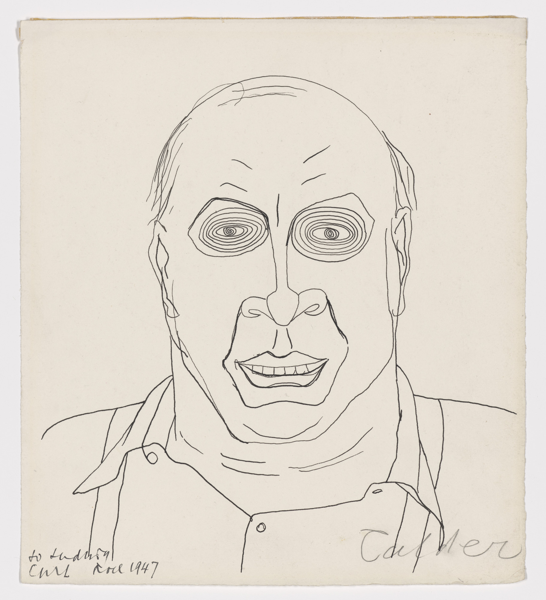 Alexander Calder. Portrait of Curt Valentin