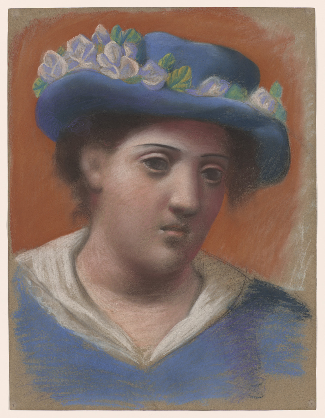 Pablo Picasso. Woman with Flowered Hat. (1921)