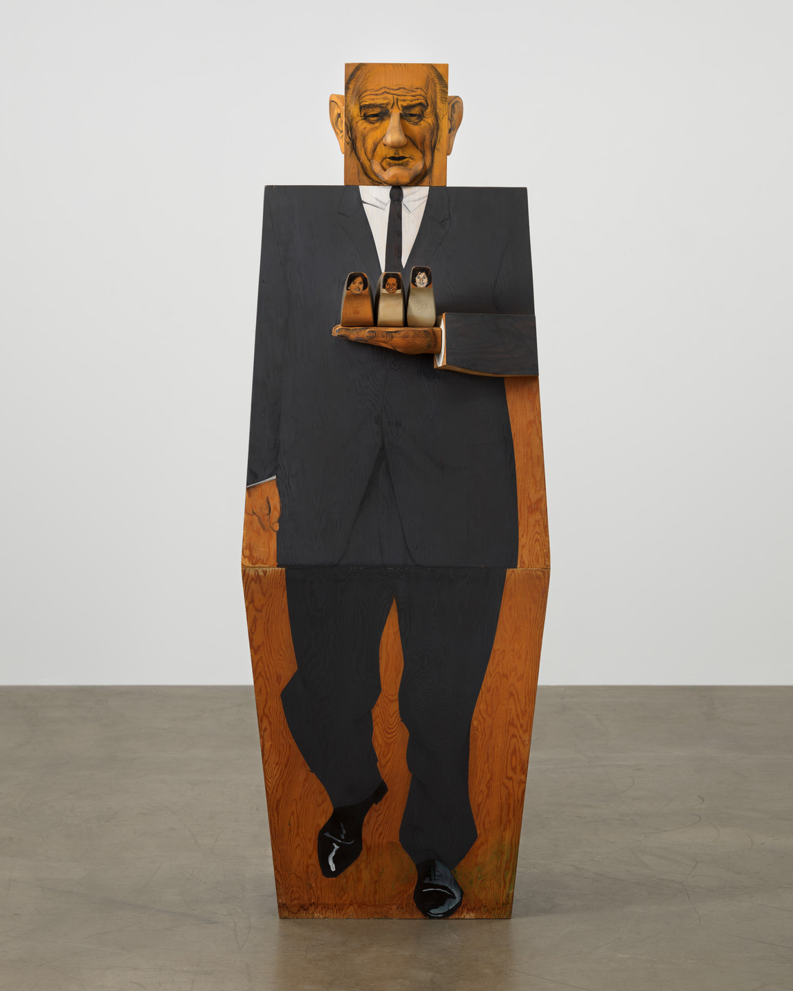 Marisol (Marisol Escobar). LBJ. 1967