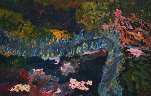 River Coming in the Middle of the Bush