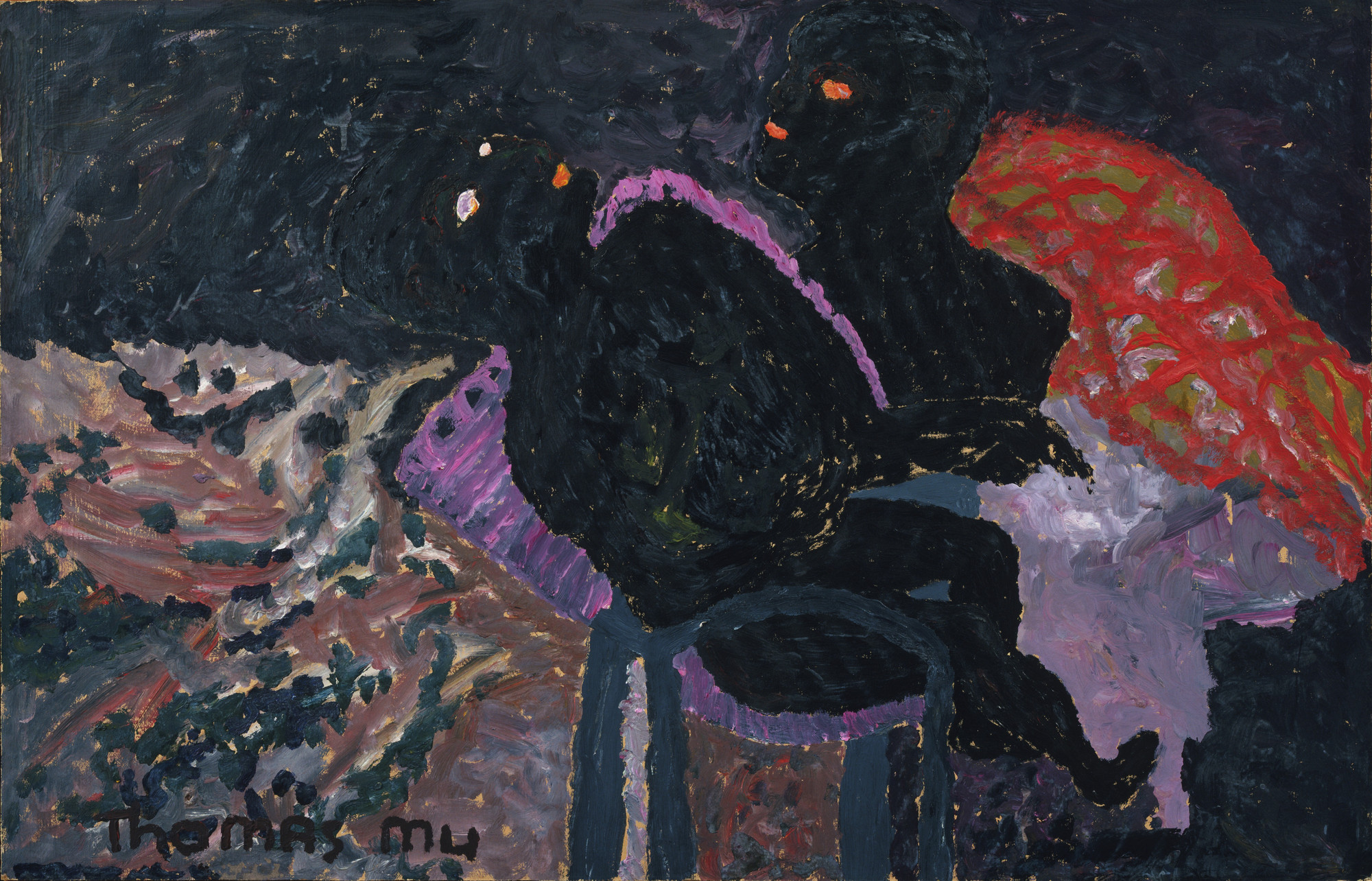 Thomas Mukarobgwa. Dying People in the Bush. 1962