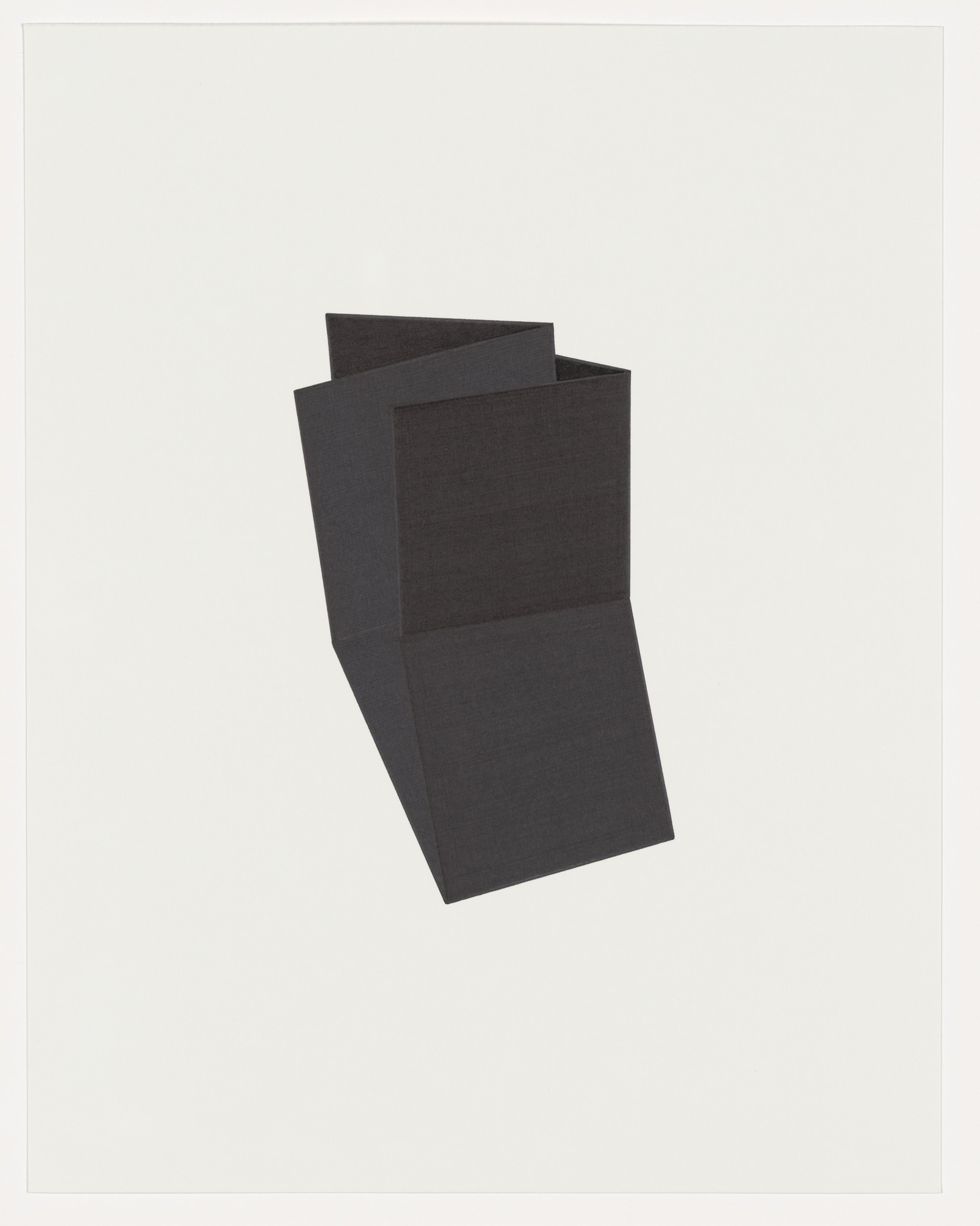Iran do Espirito Santo. Untitled (Black Folds III)