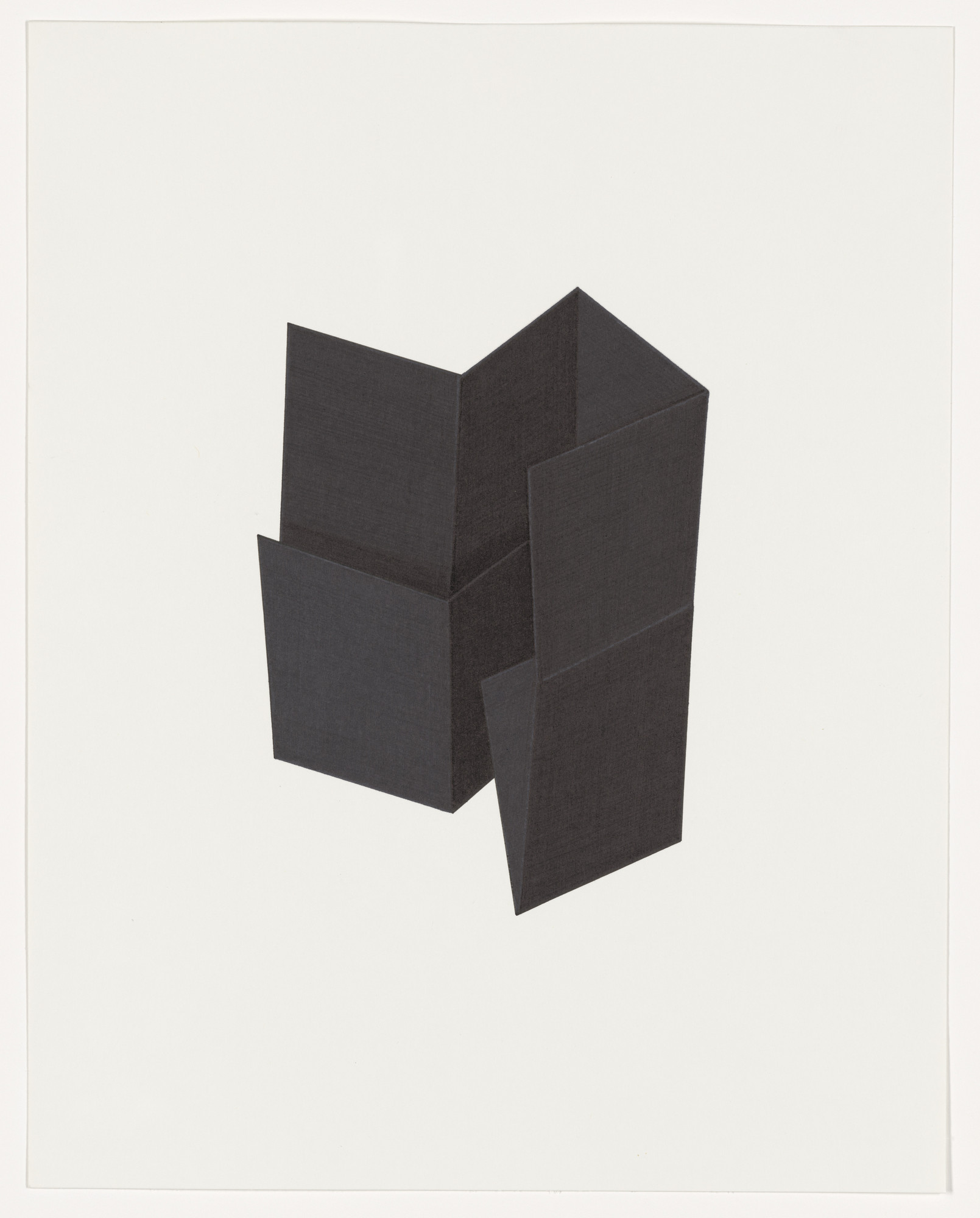 Iran do Espirito Santo. Untitled (Black Folds X)