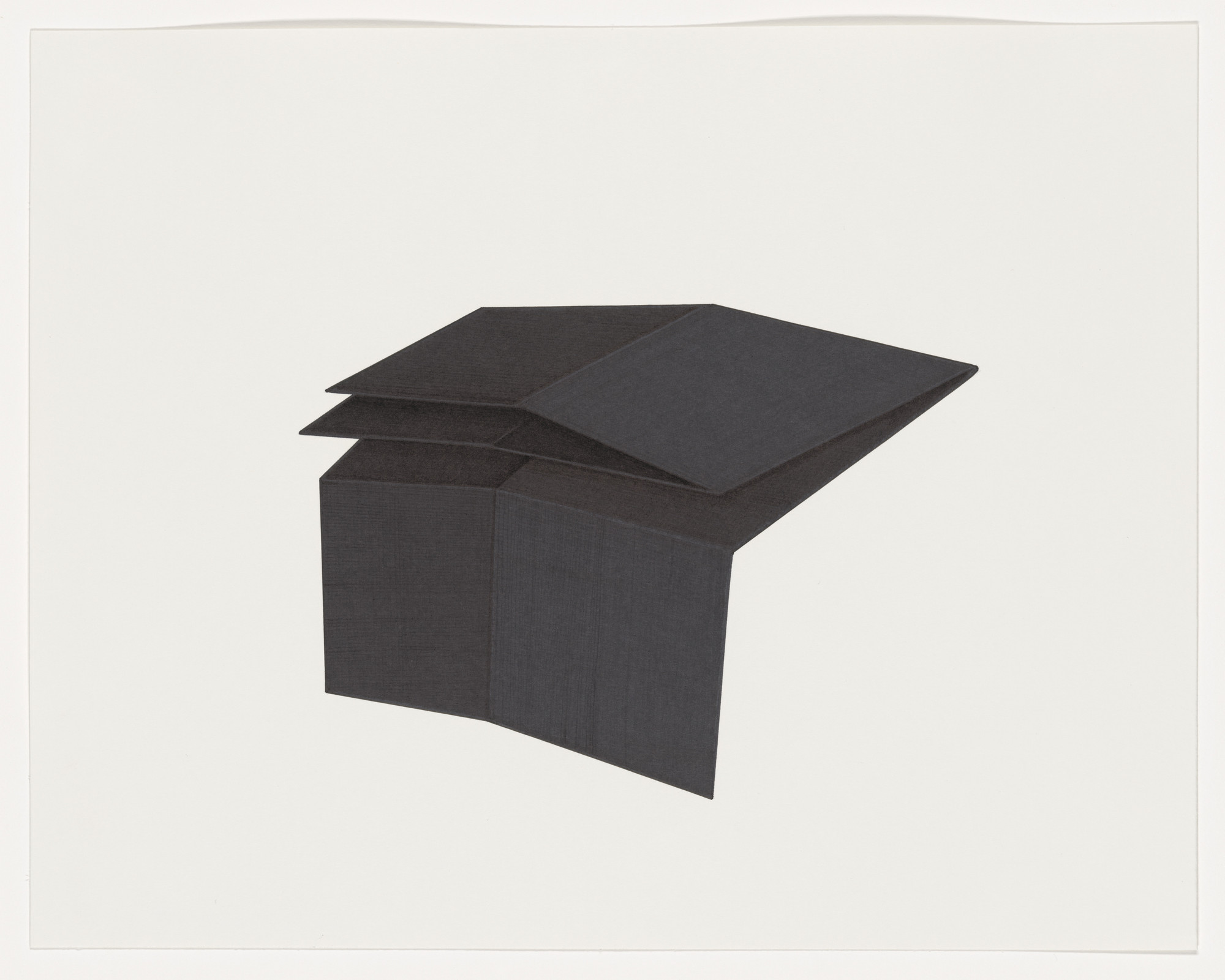 Iran do Espirito Santo. Untitled (Black Folds XIII)