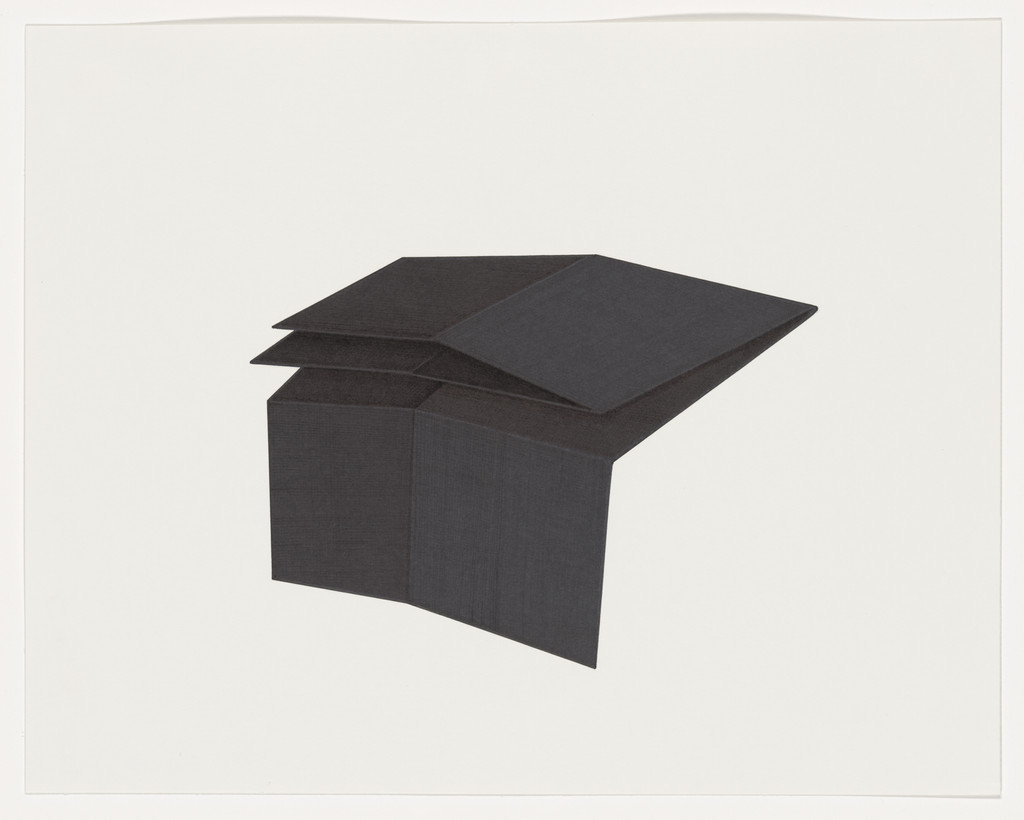 Untitled (Black Folds XIII)