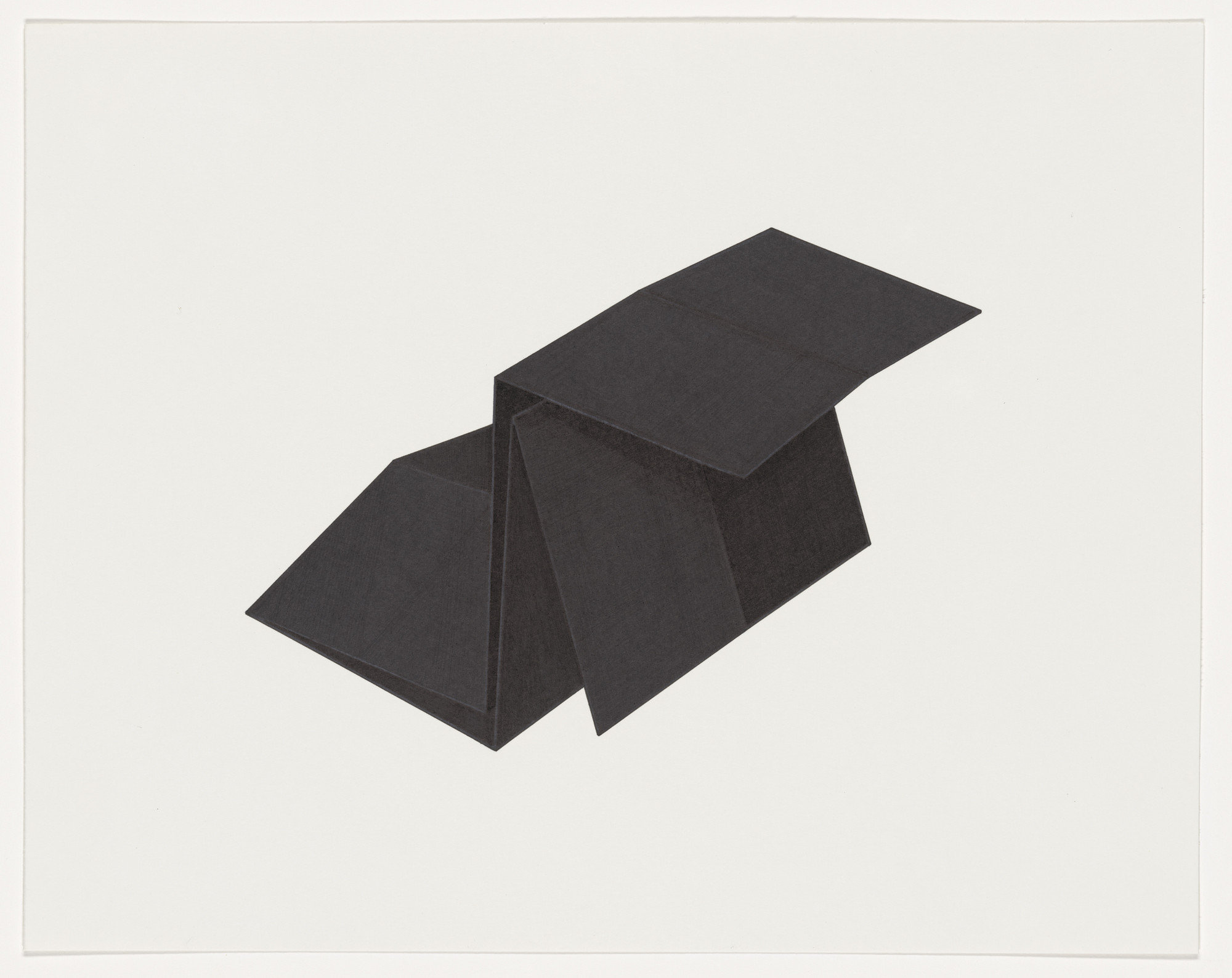 Iran do Espirito Santo. Untitled (Black Folds XIV)