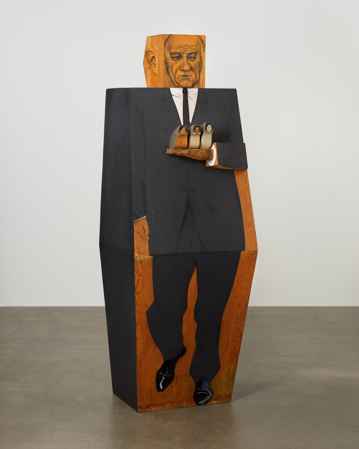 Marisol (Marisol Escobar). LBJ. 1967