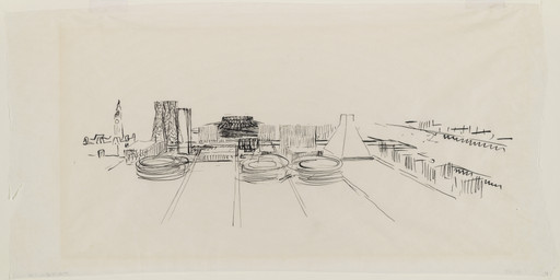 Civic Center Studies, project
Philadelphia, Pennsylvania
Aerial perspective