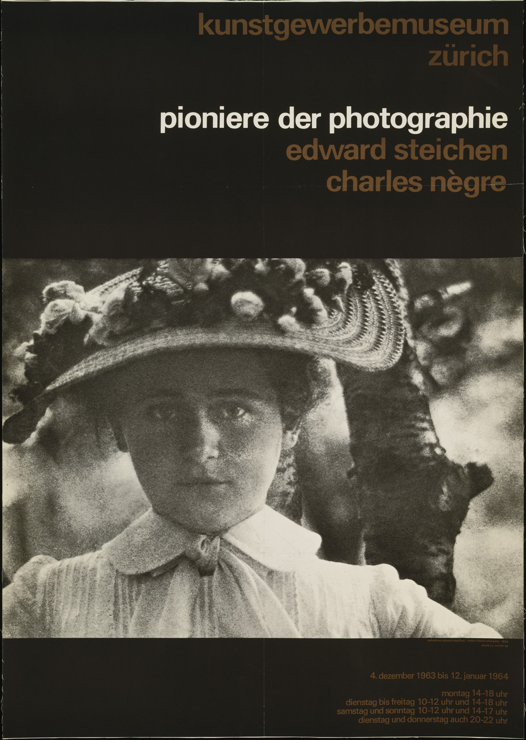 Jan Müller. Pioniere der Photographie, Edward Steichen Charles Nègre. 1963