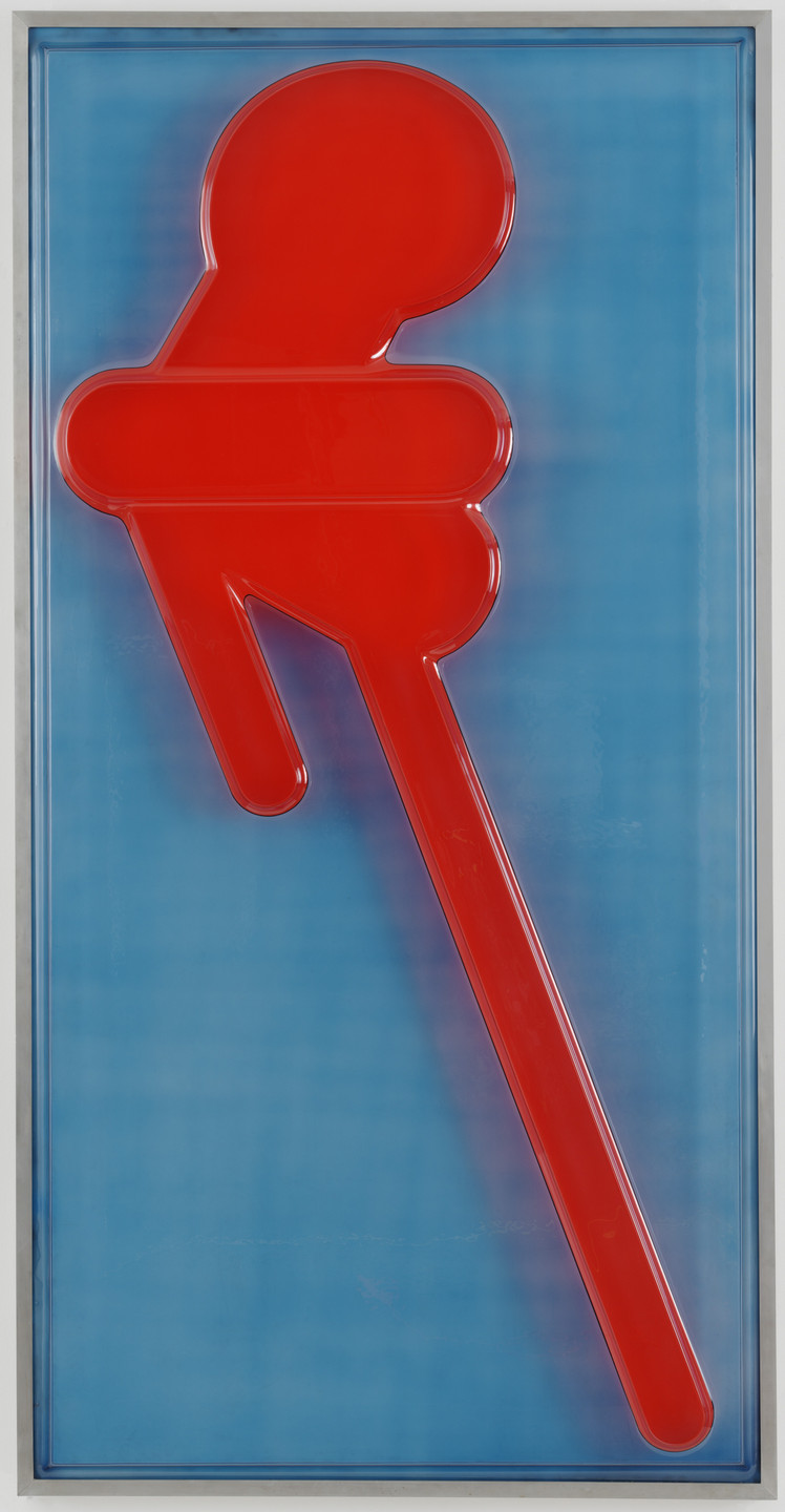 Craig Kauffman. Red-Blue. 1964