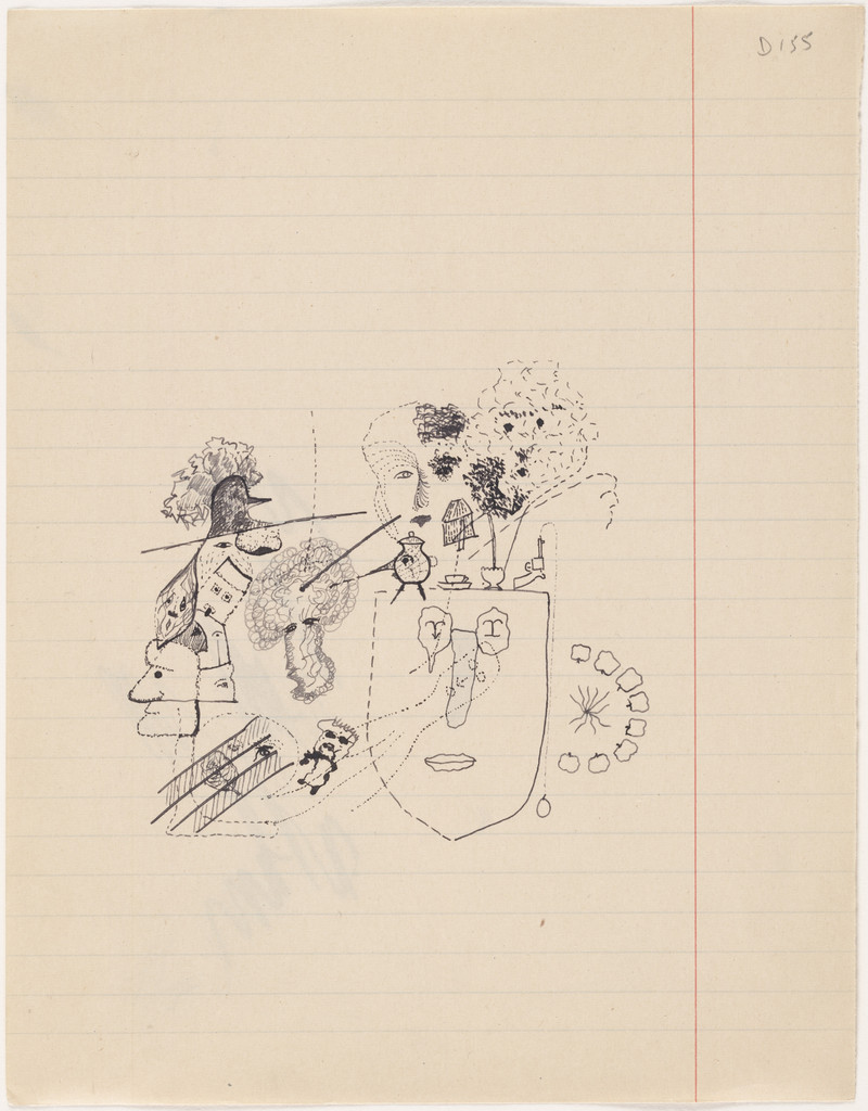 Untitled drawing for Soleil vitré