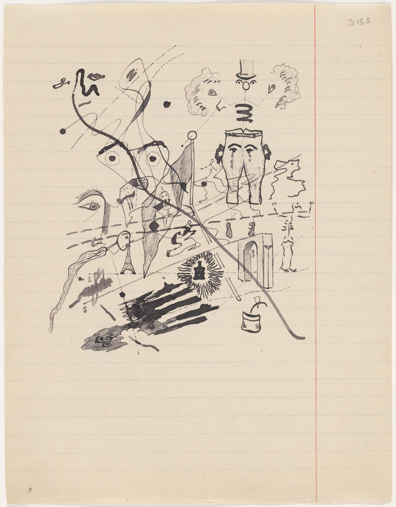 Untitled drawing for Soleil vitré