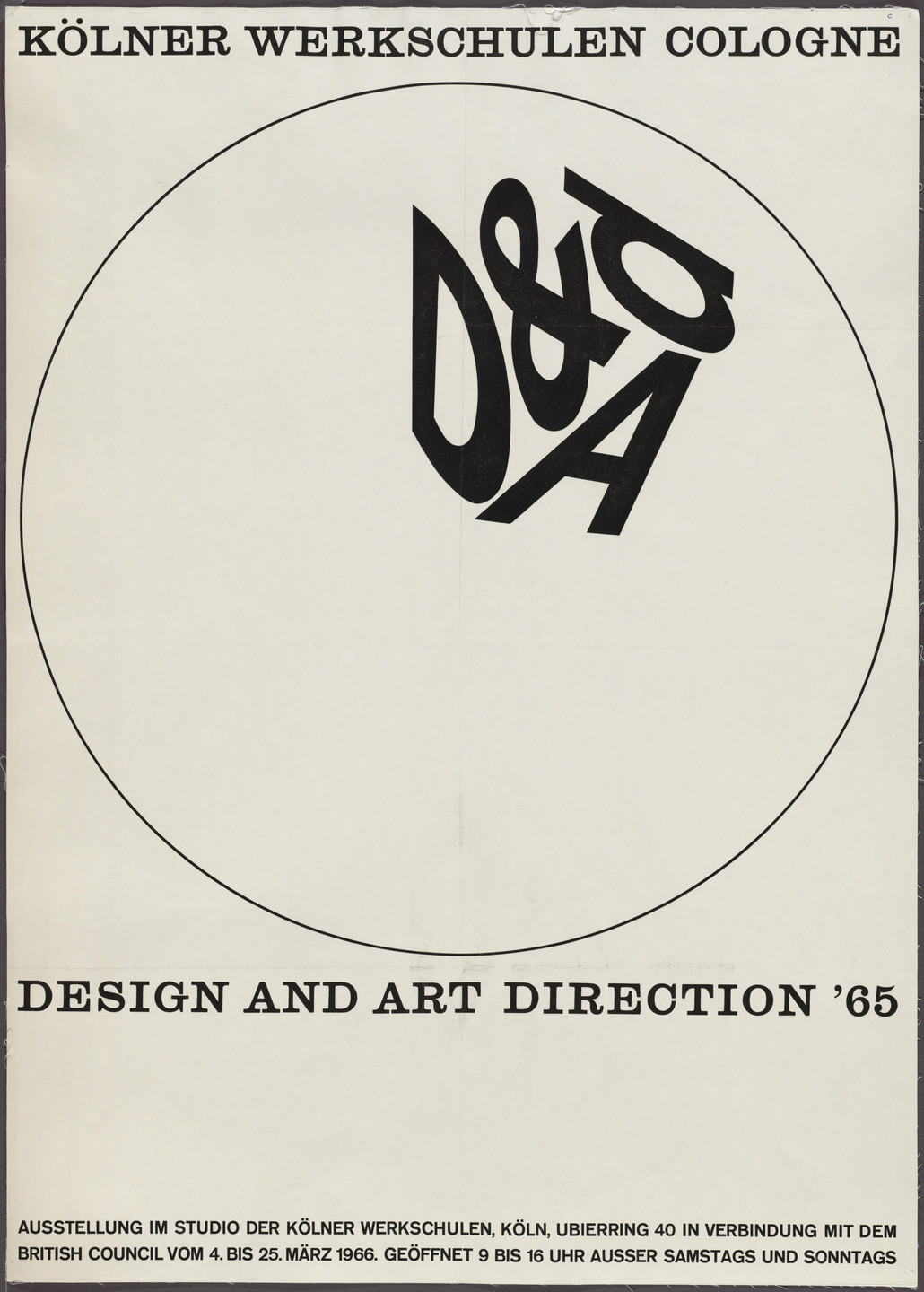 Unknown artist. Kölner Werkschulen Cologne, Design and Art