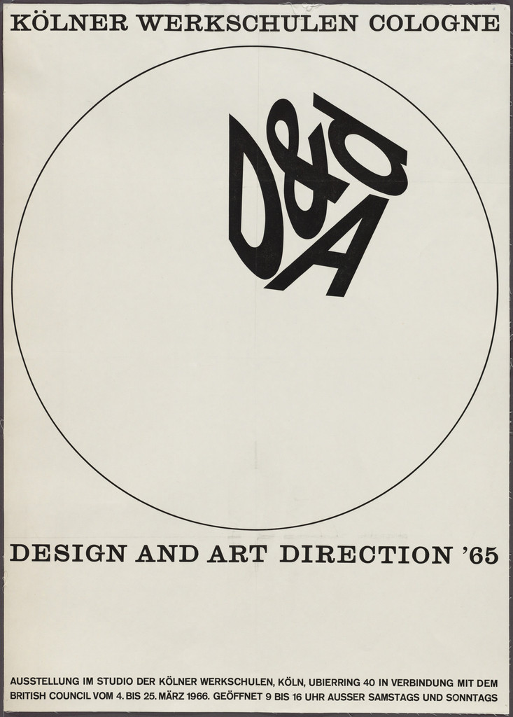 Kölner Werkschulen Cologne, Design and Art Direction '65