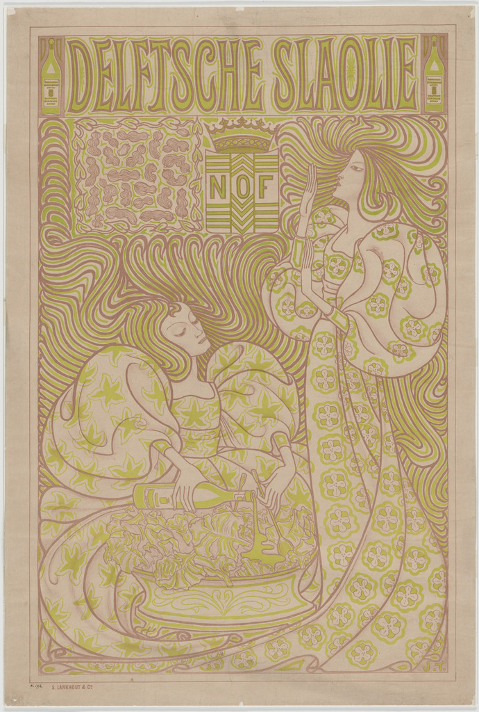 Delftsche Slaolie (Advertising Poster for the Dutch oil company Nederlandse Olie Fabriek [NOF])