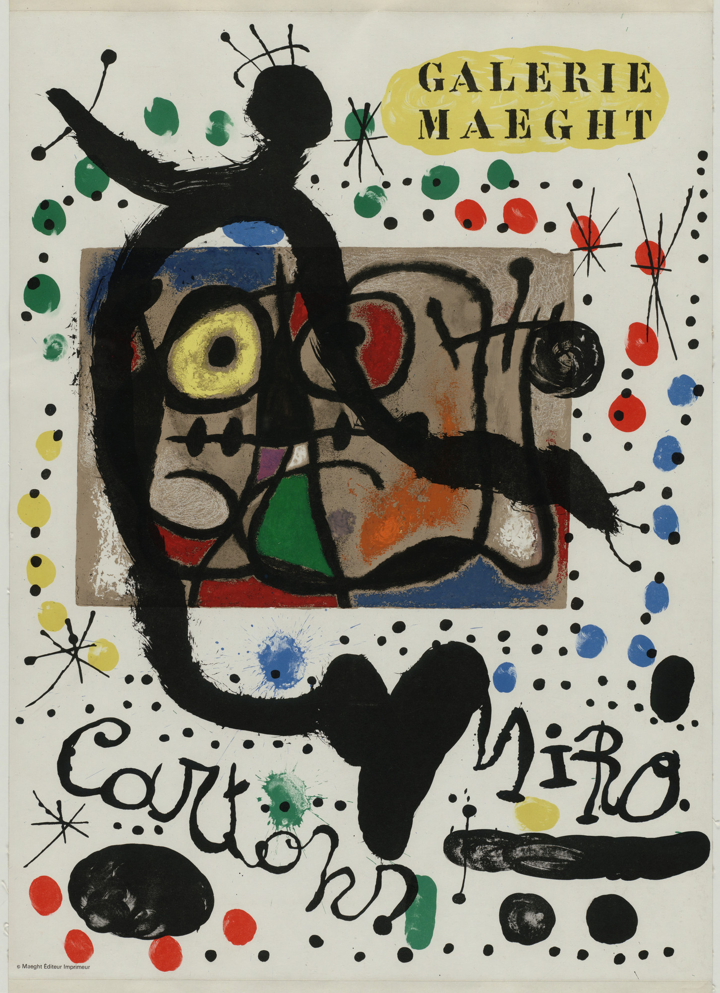 Joan Miró. Galerie Maeght, Miro Cartons