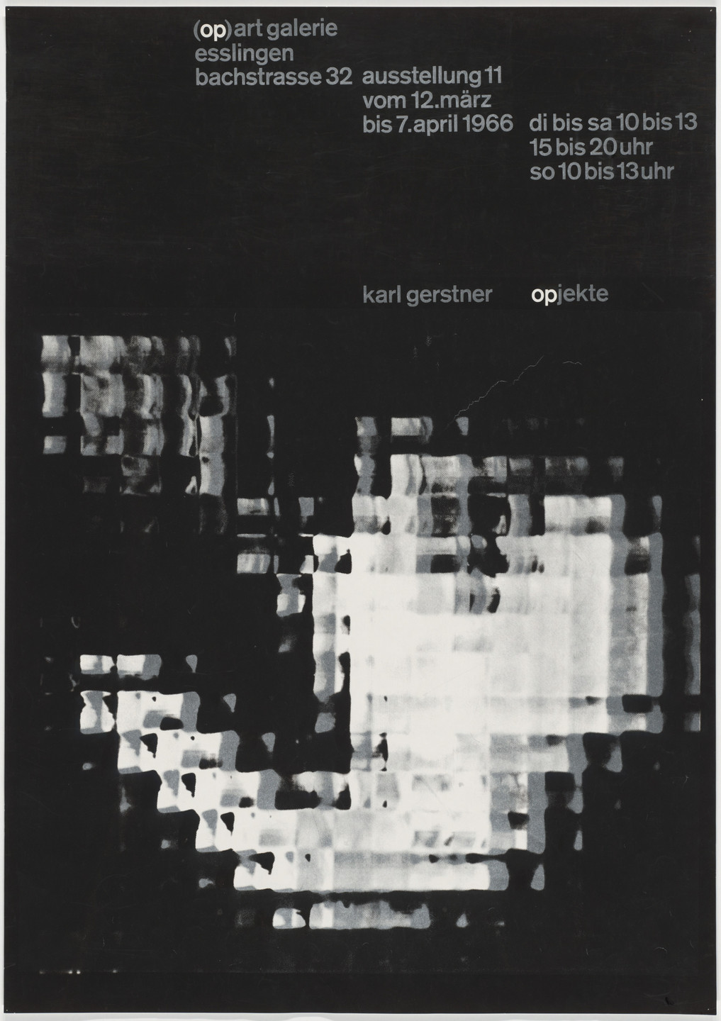Karl Gerstner. Karl Gerstner: Opjekte. 1966
