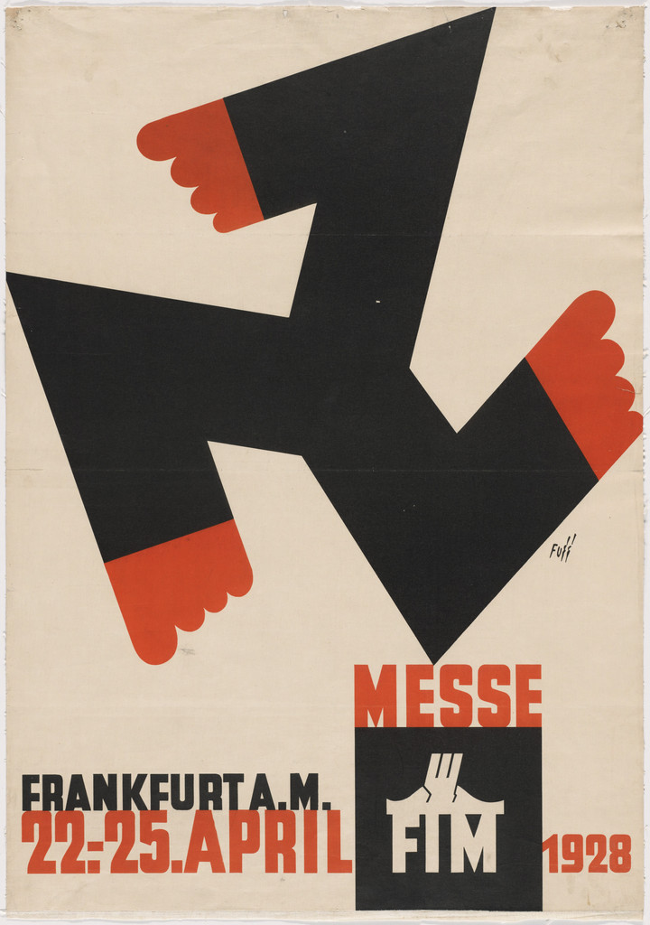 Frankfurt International Fair (Poster for annual trade fair, Frankfurt am Main, Germany, April 22-25, 1928)
