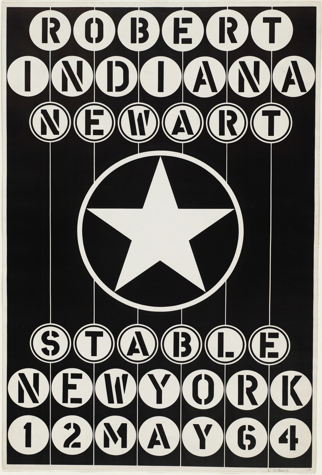 Robert Indiana. Robert Indiana, New Art, Stable New York