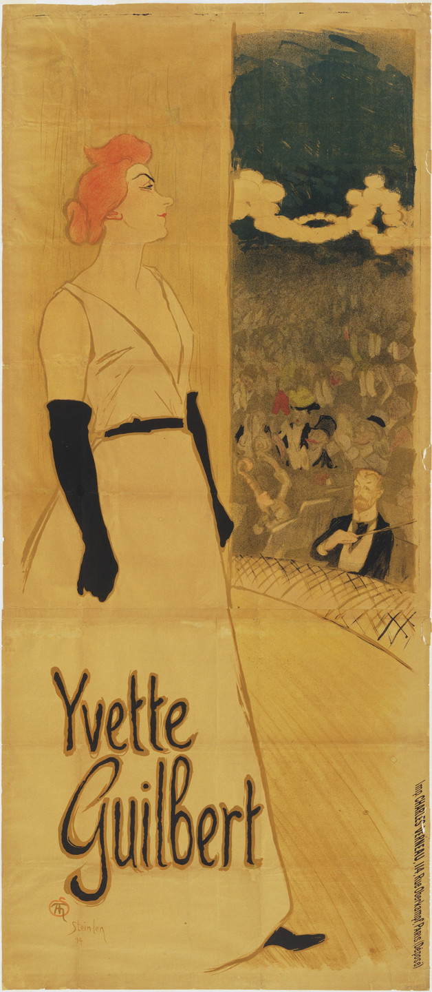 Théophile-Alexandre Steinlen. Yvette Guilbert. 1894
