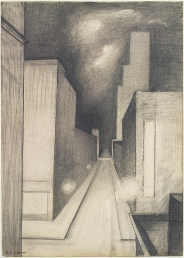 Study for New Moon, New York