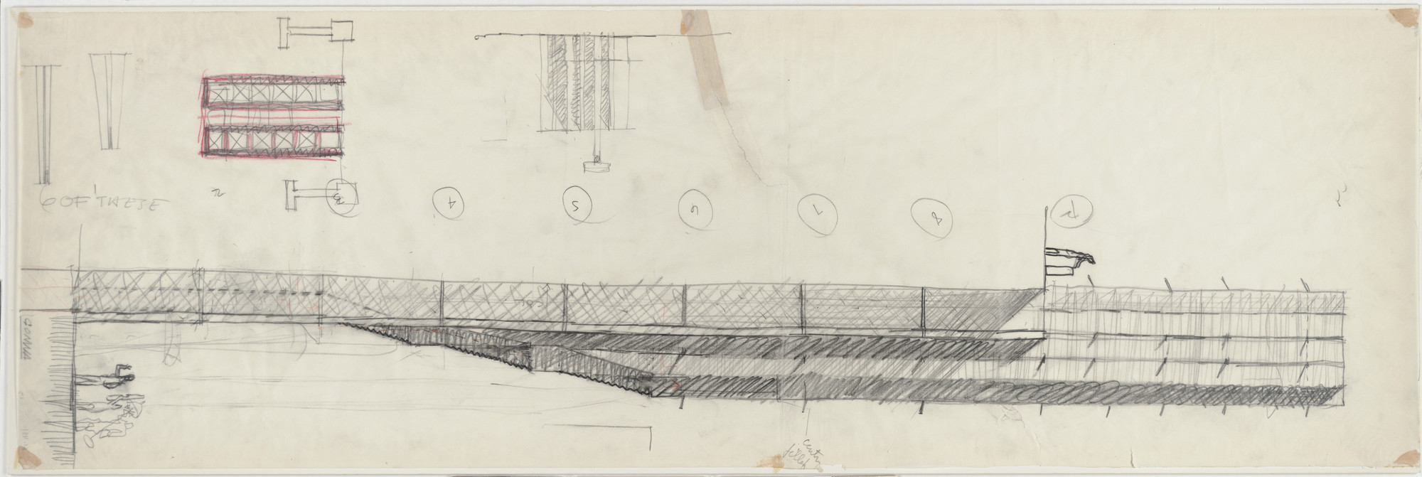 Louis I. Kahn. Alfred Newton Richards Medical Research Building and Biology Building, University of Pennsylvania, Philadelphia, Pennsylvania, Elevation