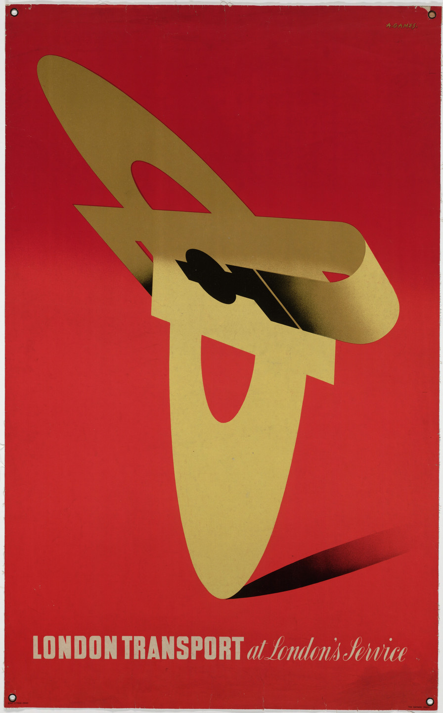 Abram Games. London Transport at London&#39;s Service. 1947