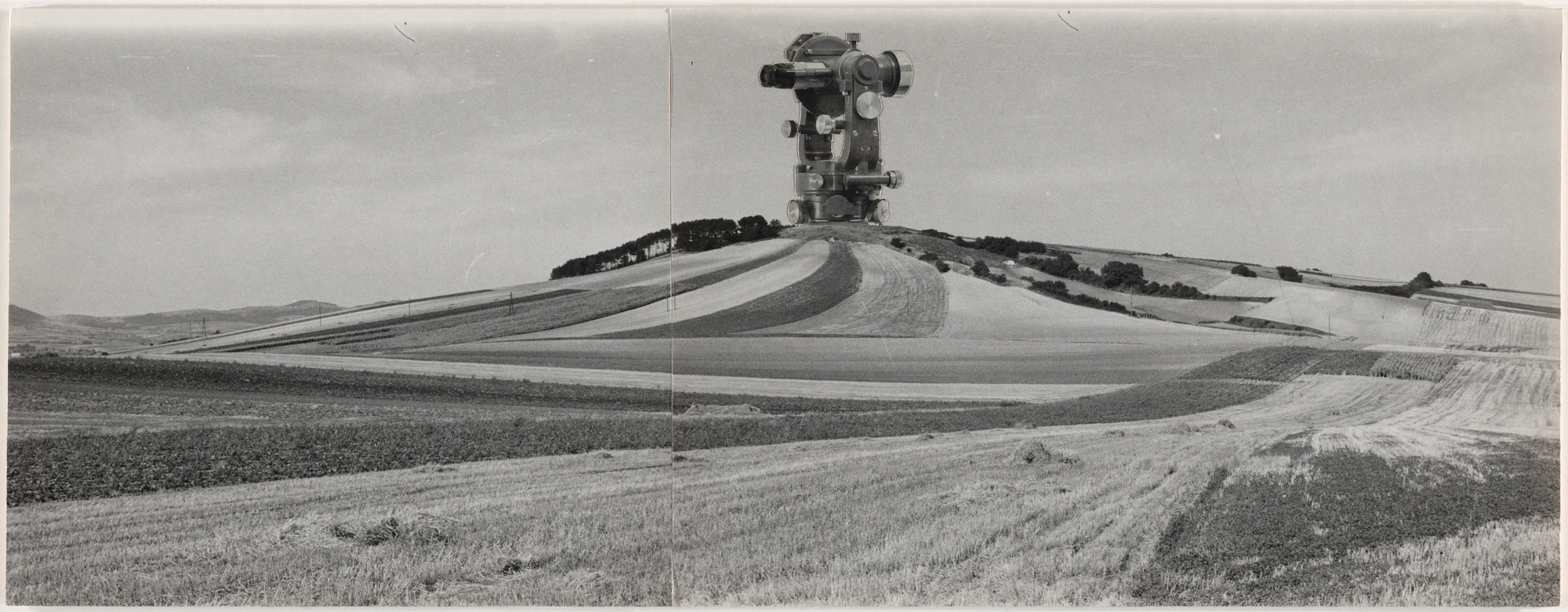 Hans Hollein. Highrise Building, Theodolite, project, Perspective. 1964