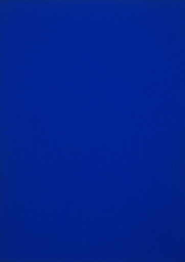 Yves Klein. Blue Monochrome. 1961