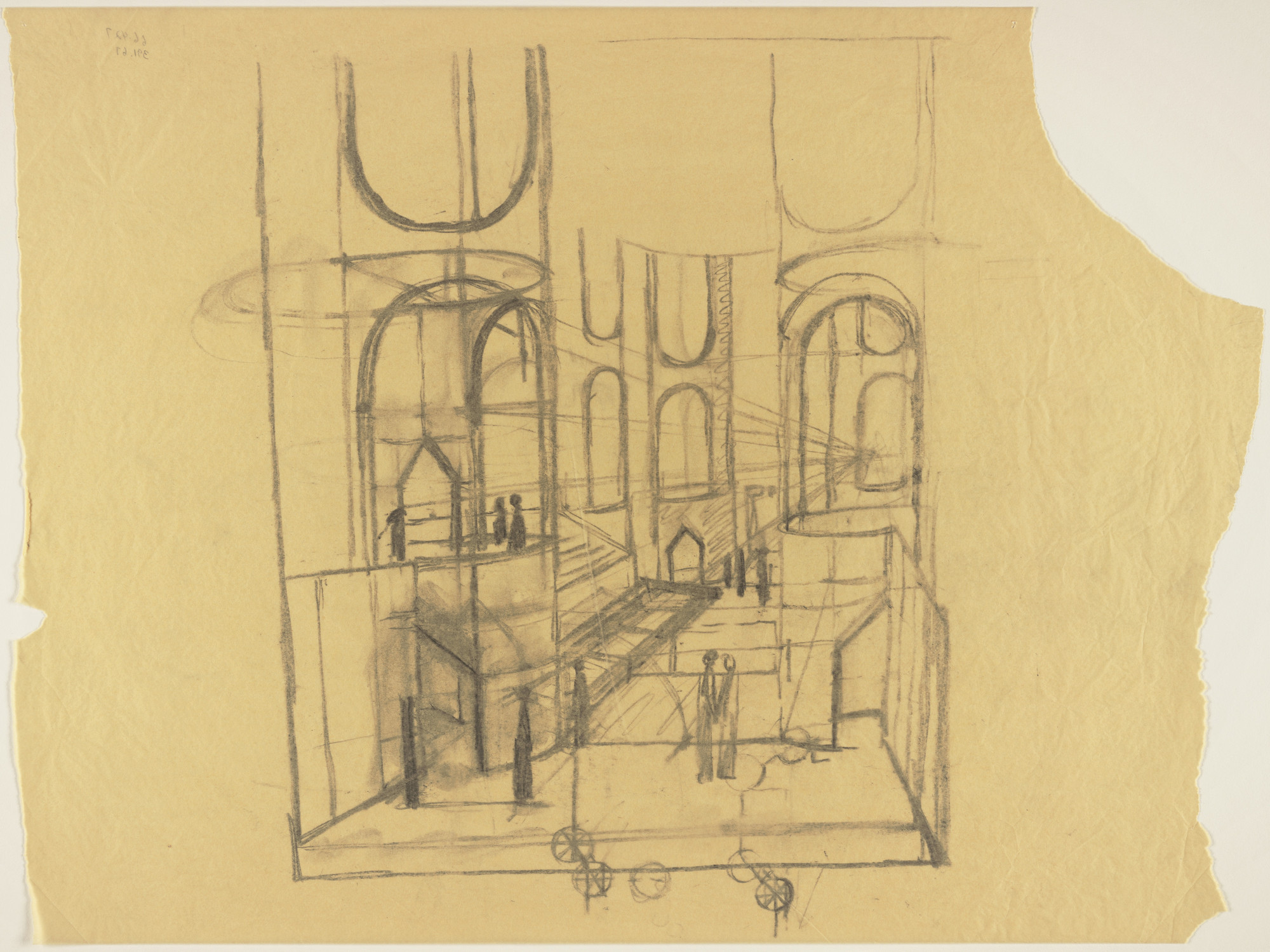 Louis I. Kahn. Mikveh Israel Synagogue, project, Philadelphia