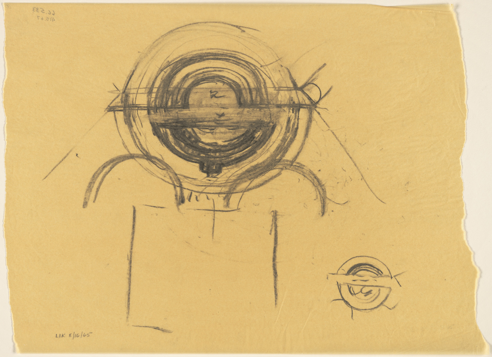 Louis I. Kahn. Sher-e-Bangla Nagar, Capital of Bangladesh, Dhaka, Bangladesh, Prayer Hall: plan sketch