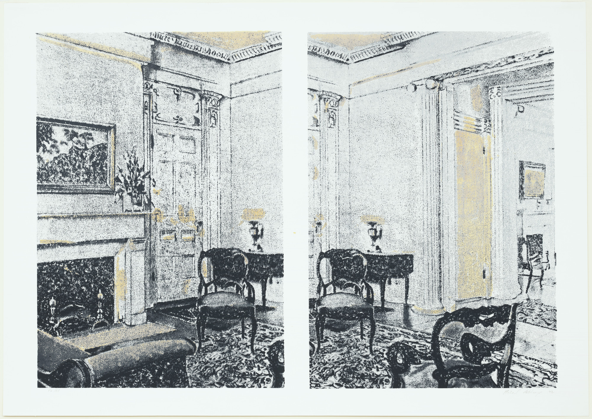 Richard Artschwager. Interior. 1972