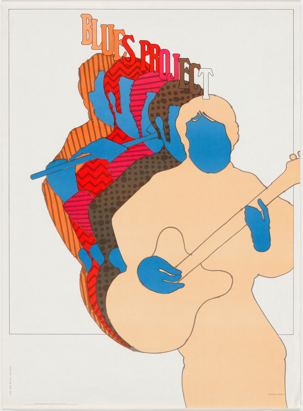 Seymour Chwast. Blues Project. 1968