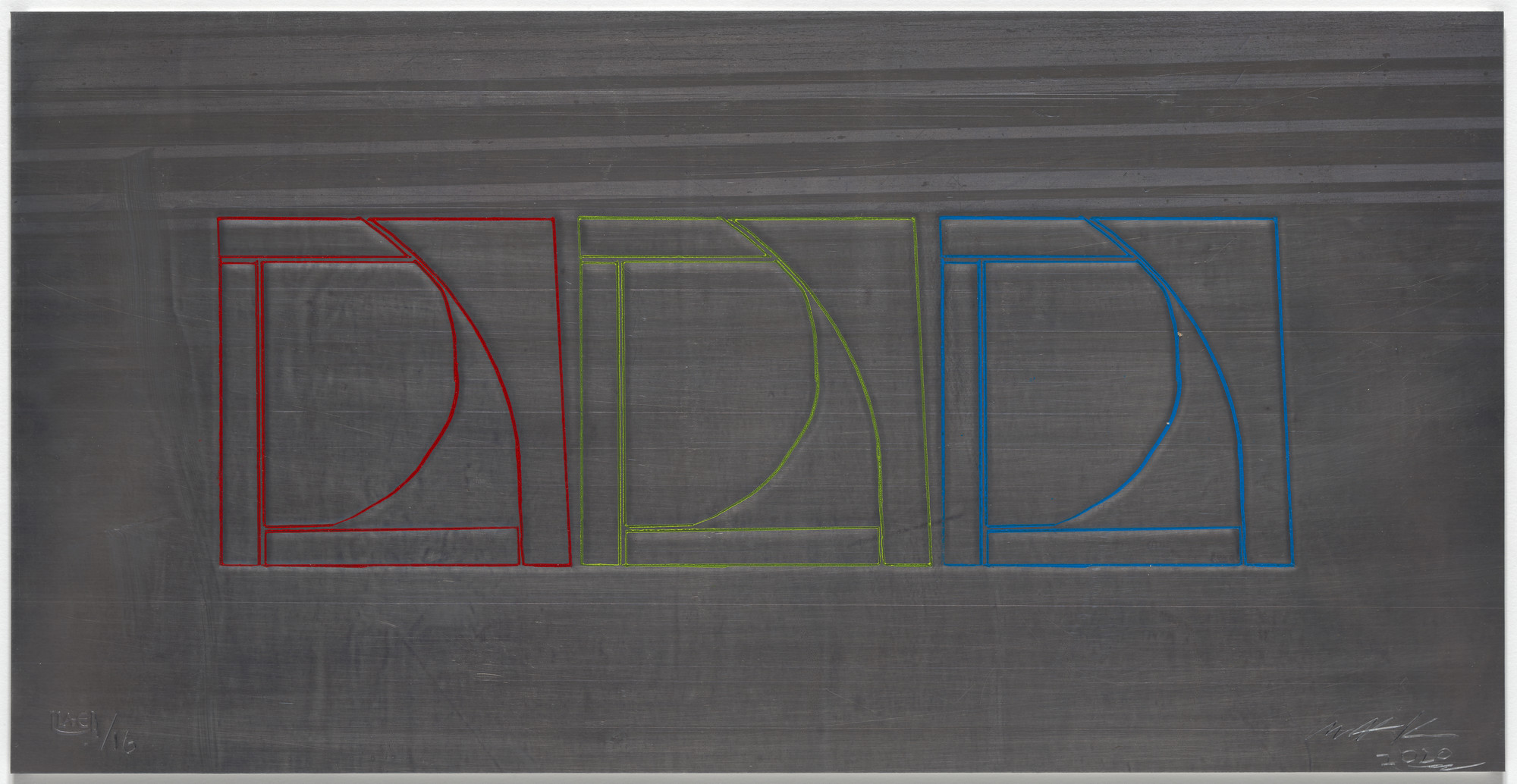 Wyatt Kahn. Three Bits (Red, Yellow, Blue). 2020